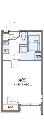 【間取り】 | クレイノマイベイサイド８８４３ | 代表的な間取のため実際の間取とは異なる場合があります