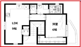 【間取り】 | シーンプラス柴又B
