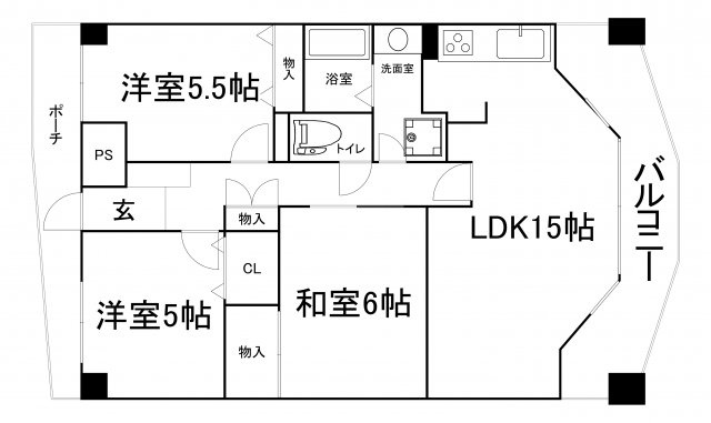 【間取り】 | リーフ天王寺
