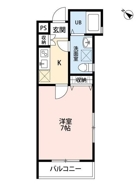 メゾン稲毛の間取り