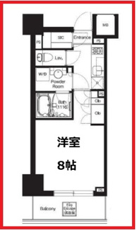 【間取り】 | エイチエフ正光寺赤羽レジデンスⅡ