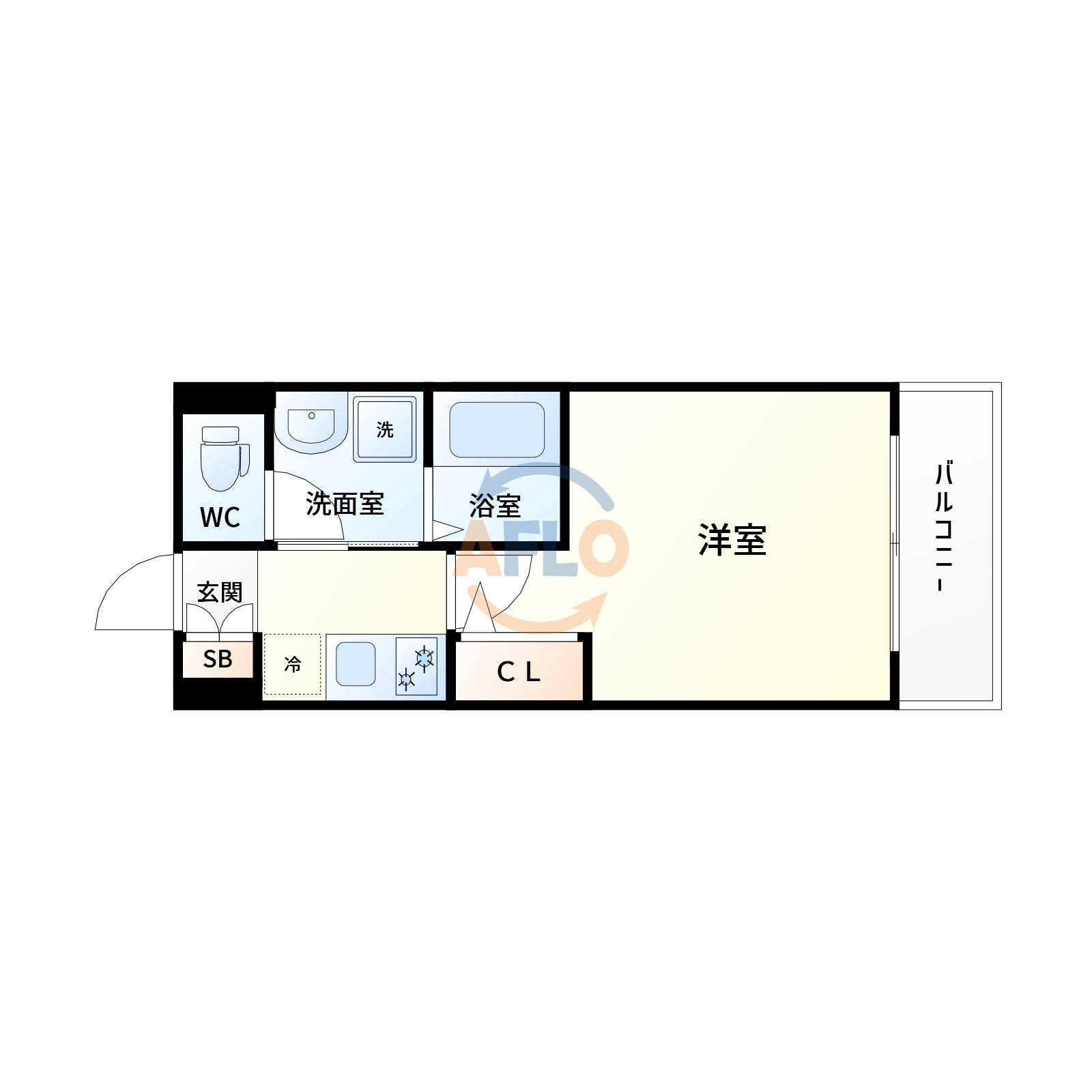 ラグゼ東三国プラスの間取り|Luxe東三国+　間取り