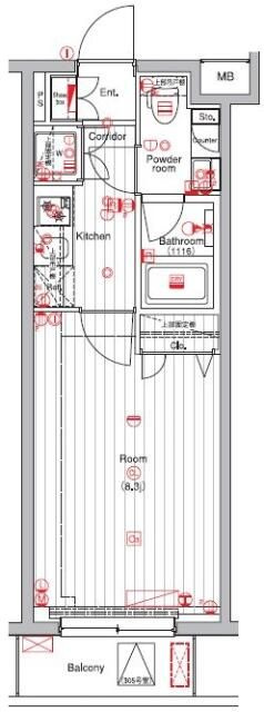 ＴＨＥ　ＨＯＵＳＥ　赤坂檜町の間取り