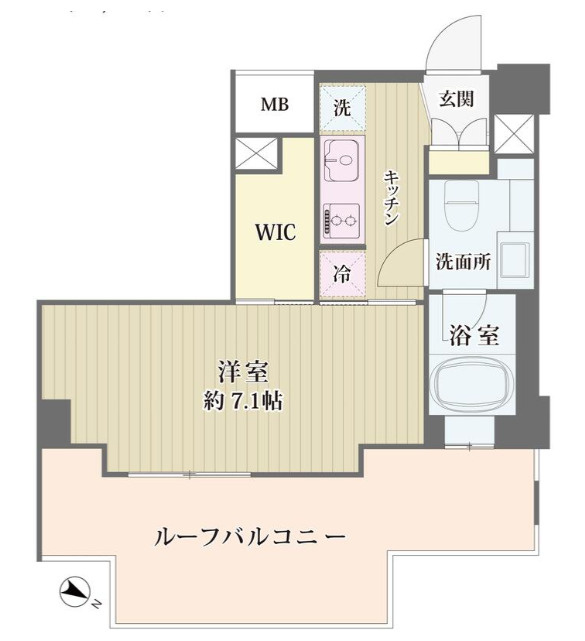 IBIS市ヶ谷の間取り