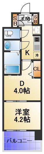 【間取り】 | ビガーポリス346京橋Ⅱ