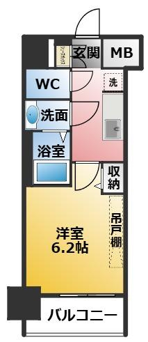 プレサンス名古屋ルクソリアの間取り