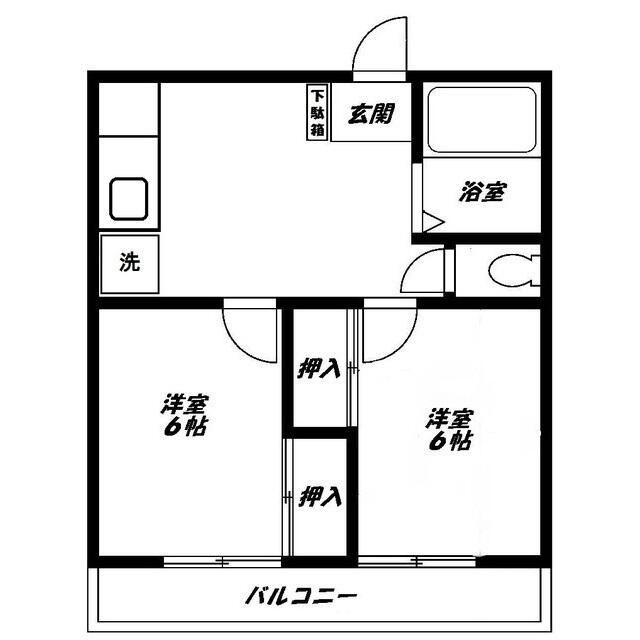 ロッキー鷺沼の間取り