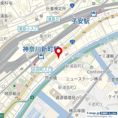 【地図】 | クリオ神奈川新町弐番館