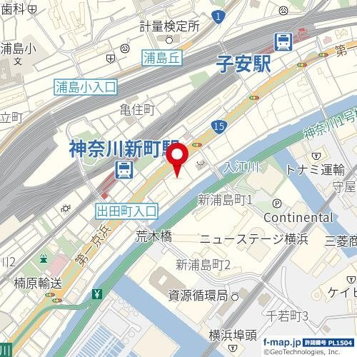 【地図】 | クリオ神奈川新町弐番館