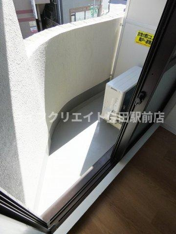 タウンフレッチェ高幡のバルコニー