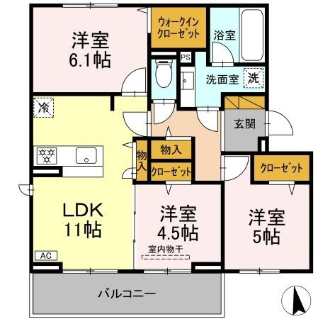 【間取り】 | Maison Amie A