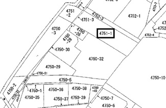 【土地図】 | 宇部市大字西岐波4751-1土地／家屋付き・現状渡し・約114坪