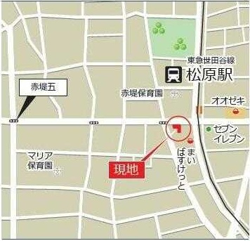 プロスペリティ赤堤の地図
