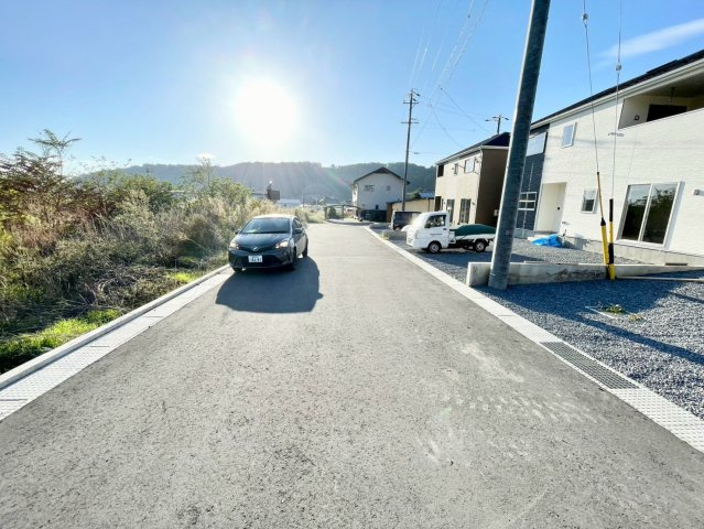 中野市七瀬第１の前面道路含む現地写真|新規販売開始しました！ローン相談お任せください！！お問合せは＜Tel 026-477-7419＞まで♪
