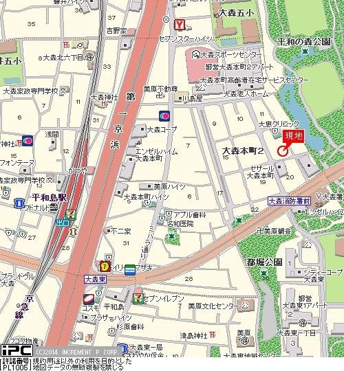 【地図】 | ＧＣ大森本町