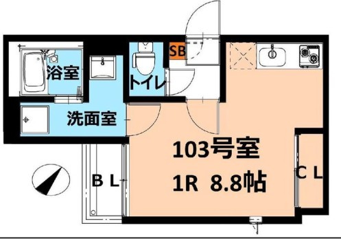 Grandticみゆきの間取り
