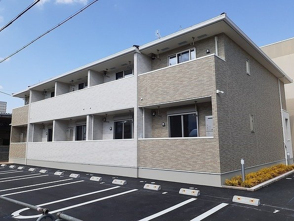 ラインズ山田町の外観|落ち着いた雰囲気の外観です