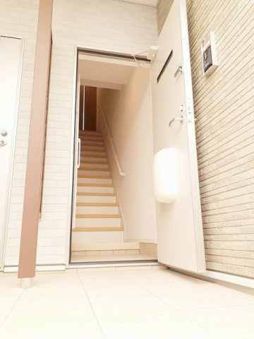 ラインズ山田町の玄関|毎日通る玄関はこちらです