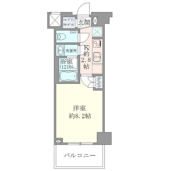 ＥＶＥＲＴＯＷ　ＣＨＯＪＡＭＡＲＵの間取り|間取りです。