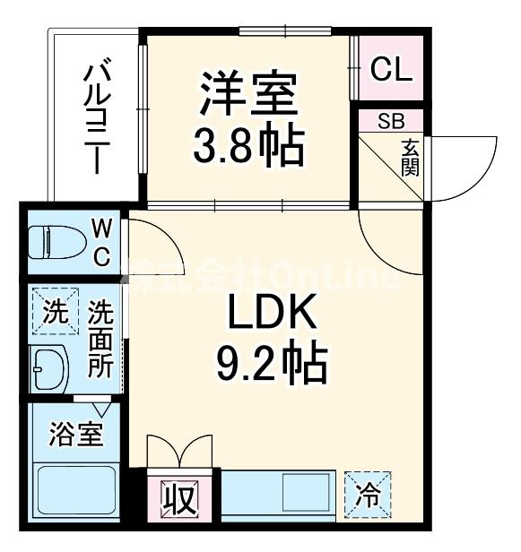 ルミエール若江岩田の間取り