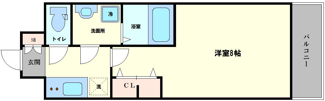 S-RESIDENCE天満Gracisの間取り