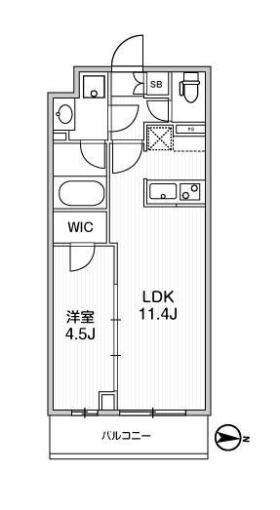 【間取り】 | LIME RESIDENCE SHINAGAWA EAST | 間取り図