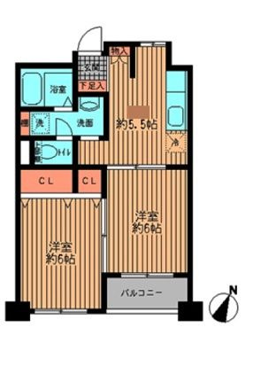 プライムアーバン勝どきの間取り