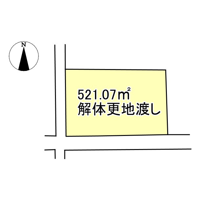小松町新屋敷甲449-1　449-4　売土地の土地図