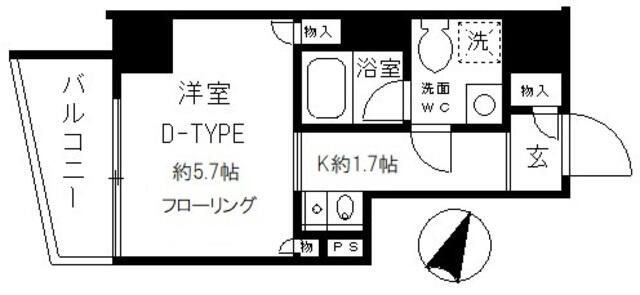 カレドタワーの間取り