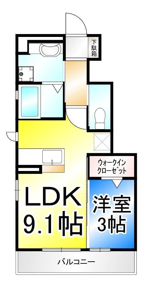 ラ・ヴェリテの間取り