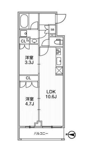【間取り】 | LIME RESIDENCE SHINAGAWA EAST | 間取り図