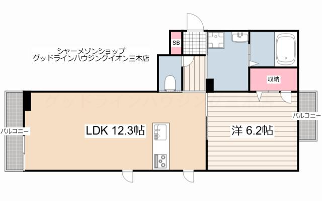 アウローラシエルの間取り