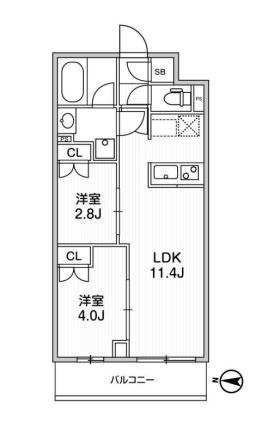 【間取り】 | LIME RESIDENCE SHINAGAWA EAST | 間取り図