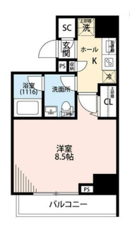 【間取り】 | プレール・ドゥーク住吉駅前 | 間取りです。