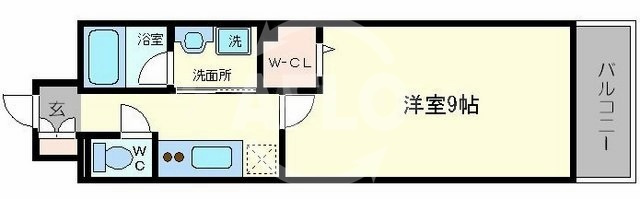 グランドゥール敷津の間取り|グランドゥール敷津　開放的な間取り