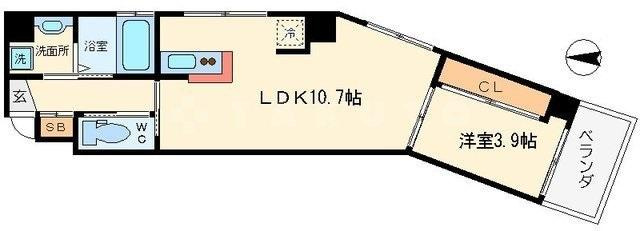 リエット元町の間取り|リエット元町　開放感ある間取り