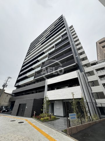プレサンス大国町ラヴェニールの居間・リビング|プレサンス大国町ラヴェニール　外観