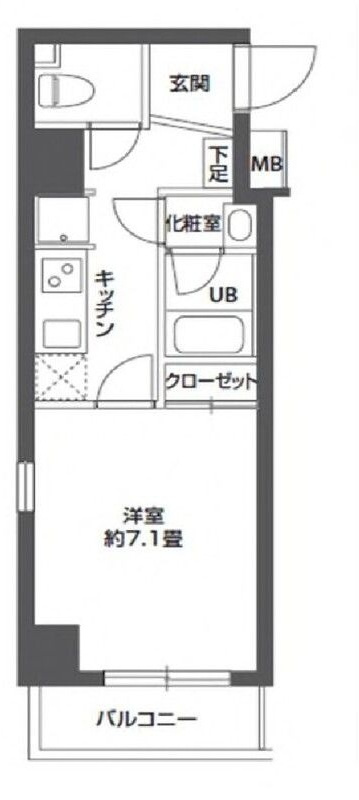 ニューシティアパートメンツ南千住の間取り|間取りです。