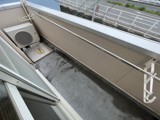 アビテ六甲のバルコニー