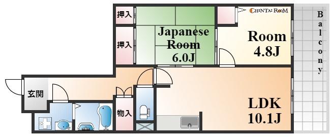 プロスペリテ神戸の間取り