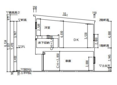 茨木市豊川２丁目の店舗事務所の区画図