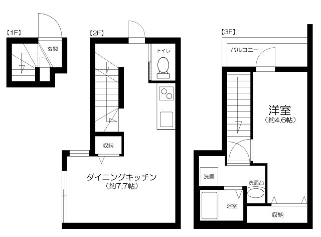 【間取り】 | ソルナクレイシア笹塚