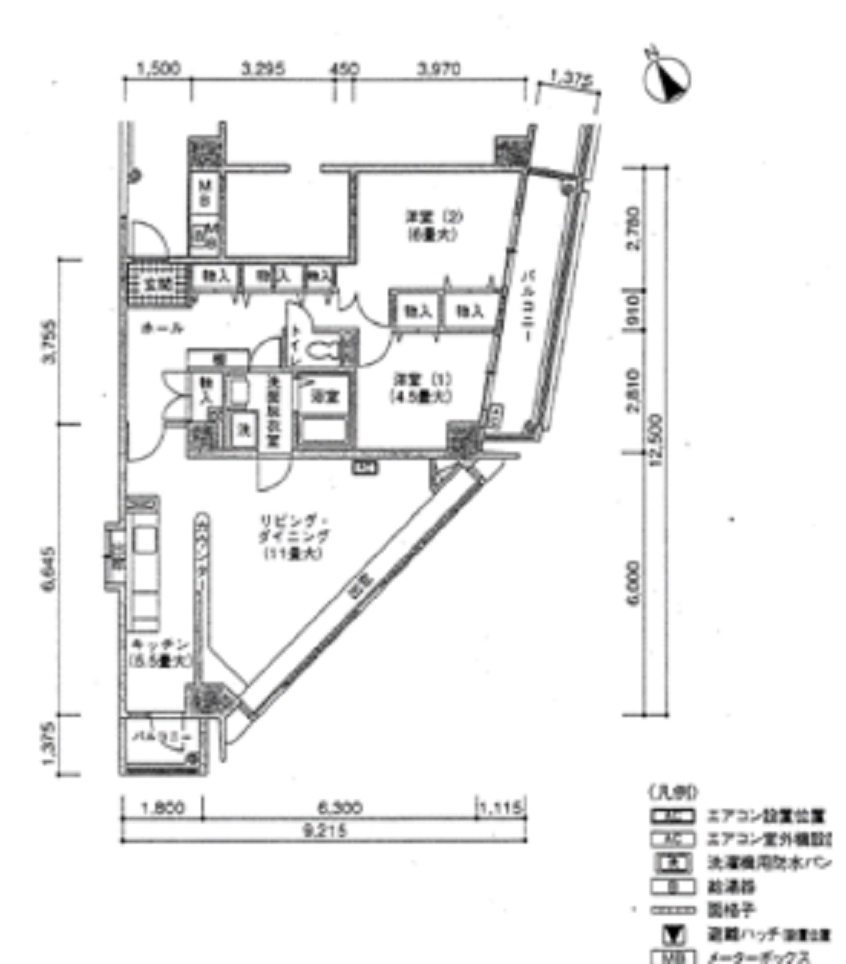 タートル仲六郷の間取り|間取り　