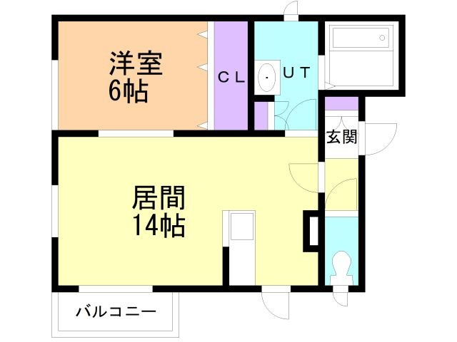リアンハイム中央の間取り