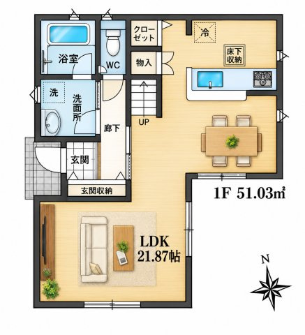 川越市仙波町　第２の間取り