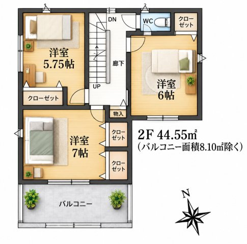 川越市仙波町　第２の間取り