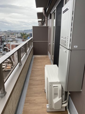 川崎市多摩区宿河原２丁目の賃貸マンションのバルコニー