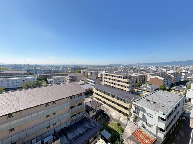 ◆リフォーム済み◆７階建て最上階の南向き◆京都芸術花火鑑賞可能◆京都桃山プラザの展望|バルコニーからの眺望