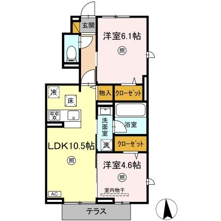 【間取り】 | リッシュセゾン O