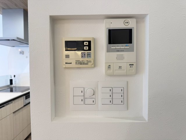 ーアルファシティ社ノ木ー3LDKー中古マンション　【門司区　中古マンション】の防犯設備|室内からもモニターで来客の確認ができます♪【門司区　中古マンション】